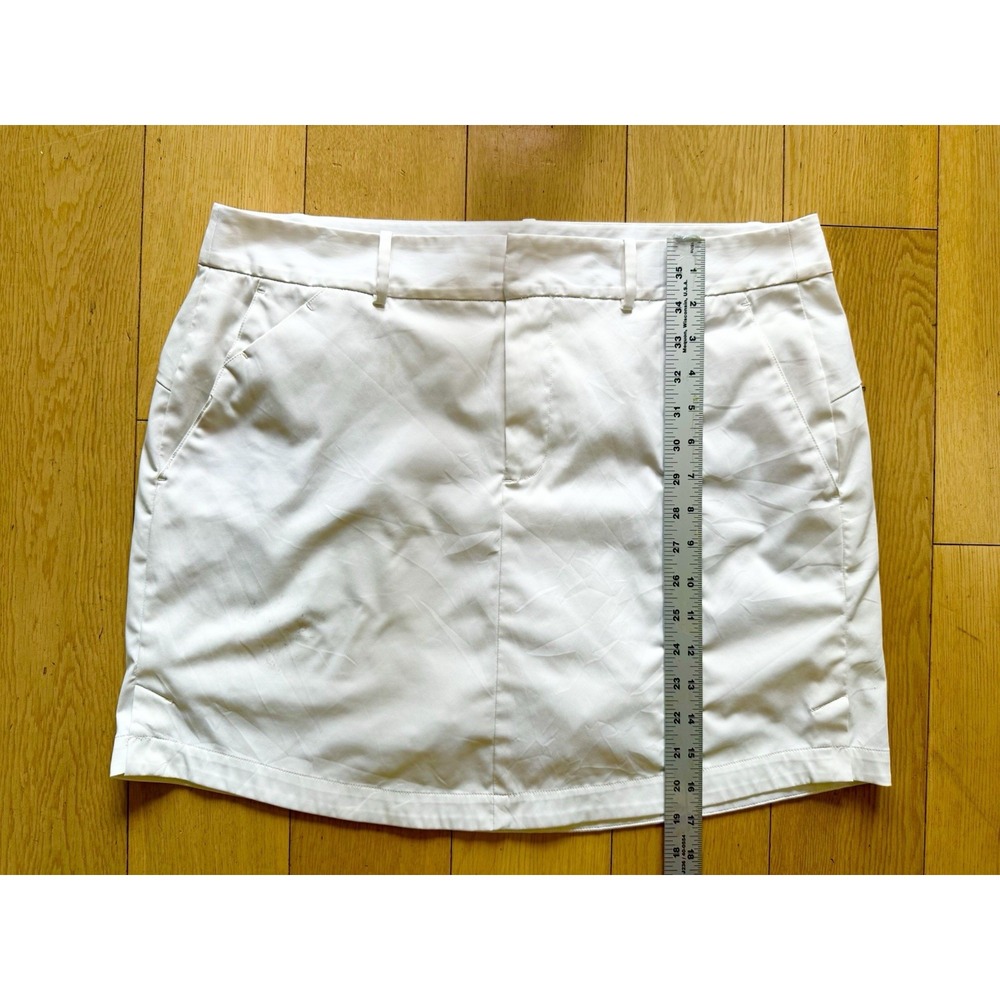Polo Ralph Lauren Womens Tech Golf Skort Skirt With Shorts Lined White SZ 10